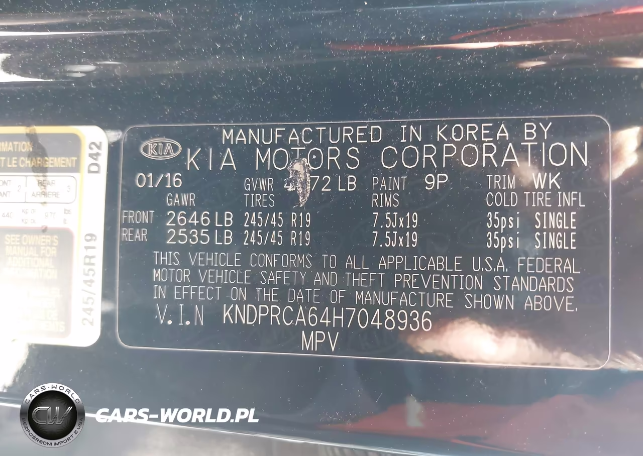 2017 Kia Sportage Sx Turbo VIN:KNDPRCA64H7048936 - 9