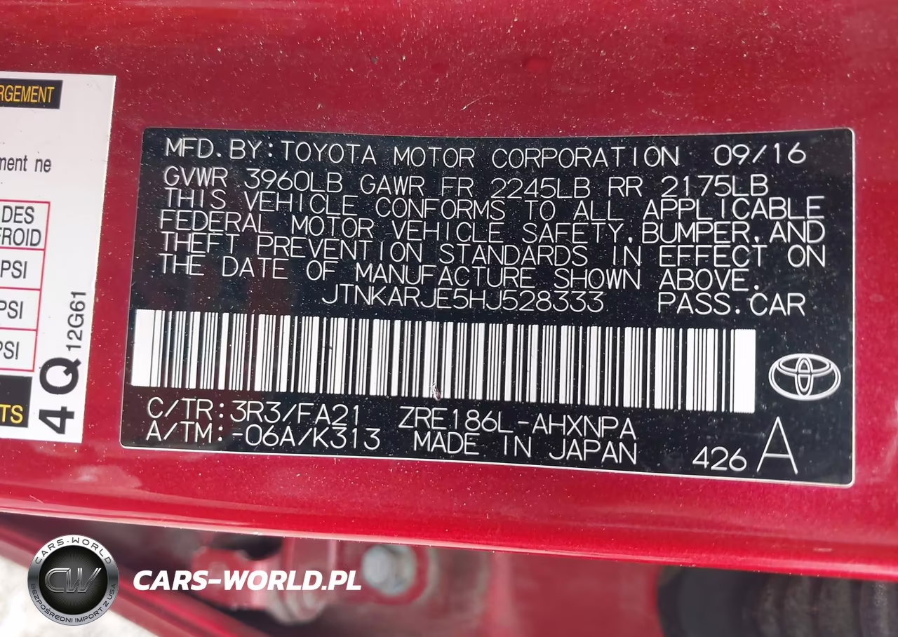 2017 Toyota Corolla Im VIN:JTNKARJE5HJ528333 - 9