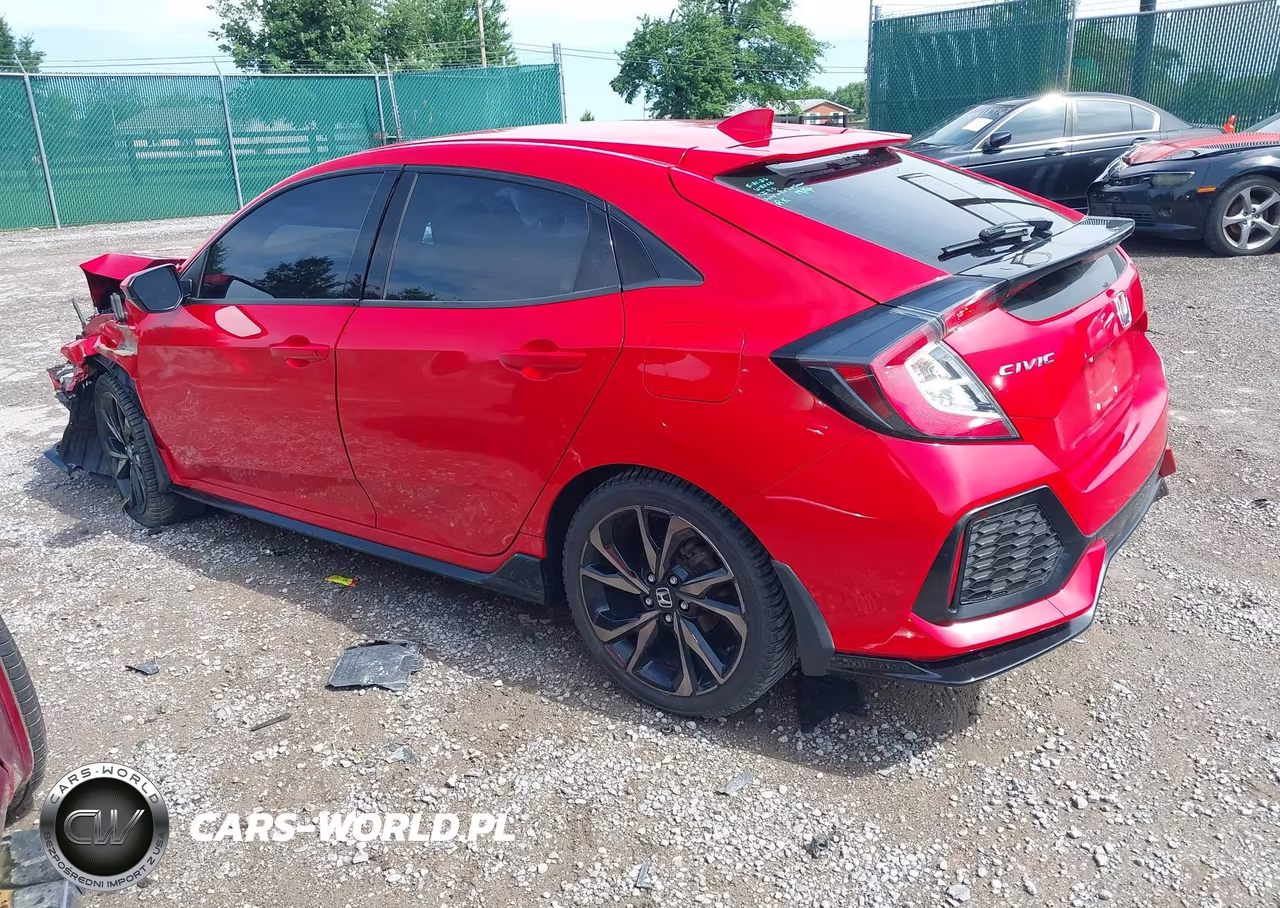 2018 Honda Civic Sport VIN:SHHFK7H41JU237764 - 3