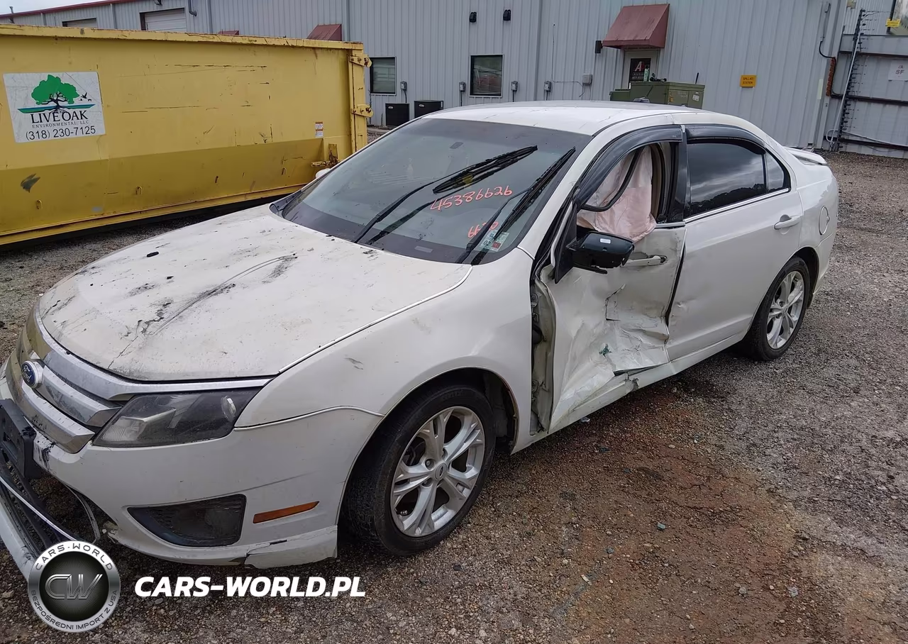 2012 Ford Fusion Se VIN:3FAHP0HA9CR206620 - 2