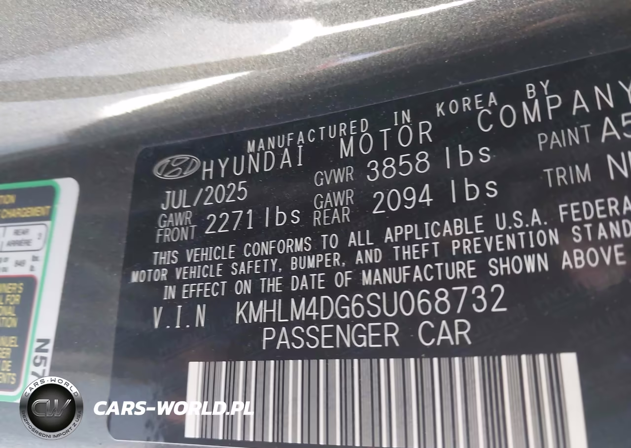 2025 Hyundai Elantra Sel Sport VIN:KMHLM4DG6SU068732 - 9