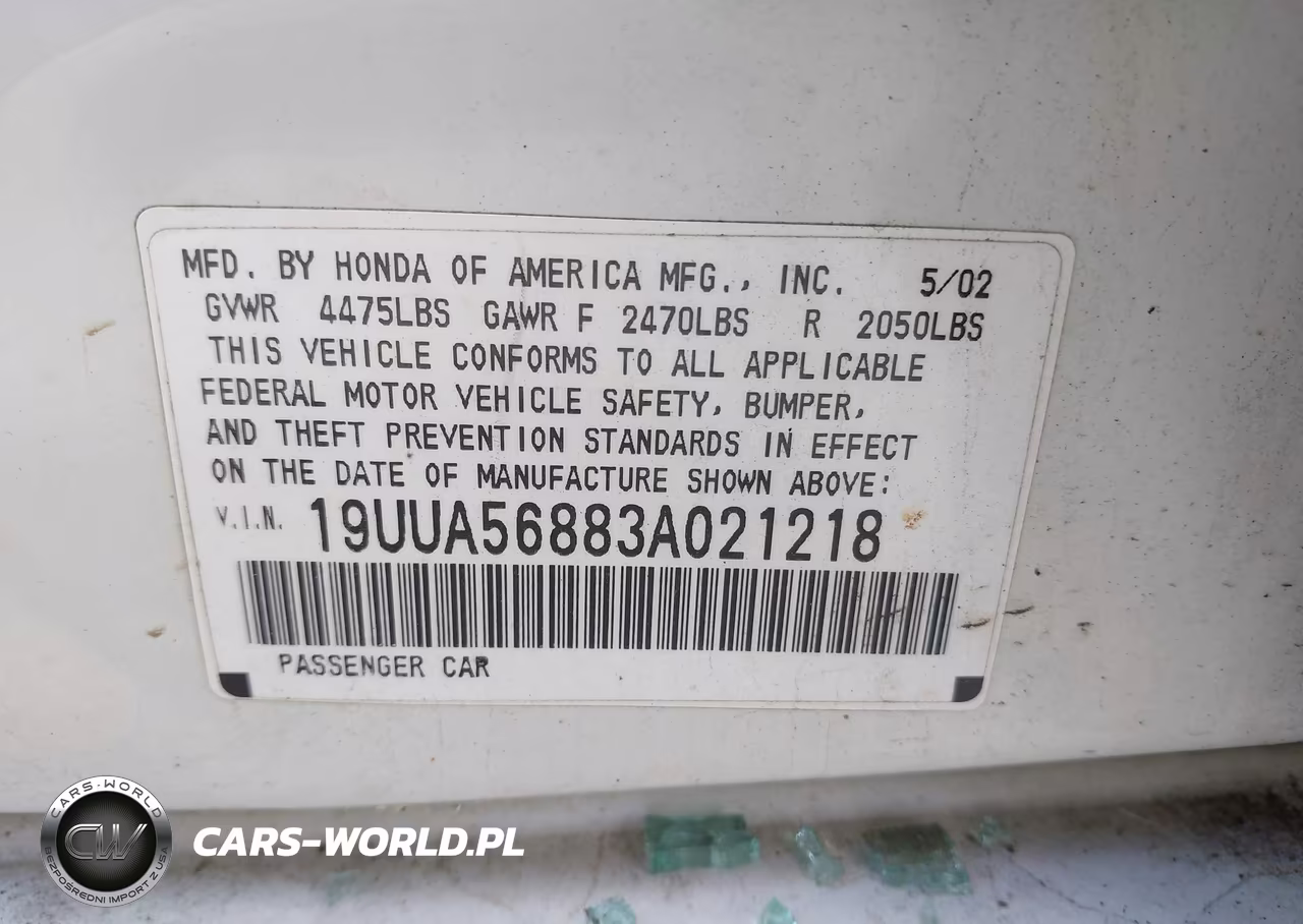 2003 Acura Tl 3.2 Type S VIN:19UUA56883A021218 - 9