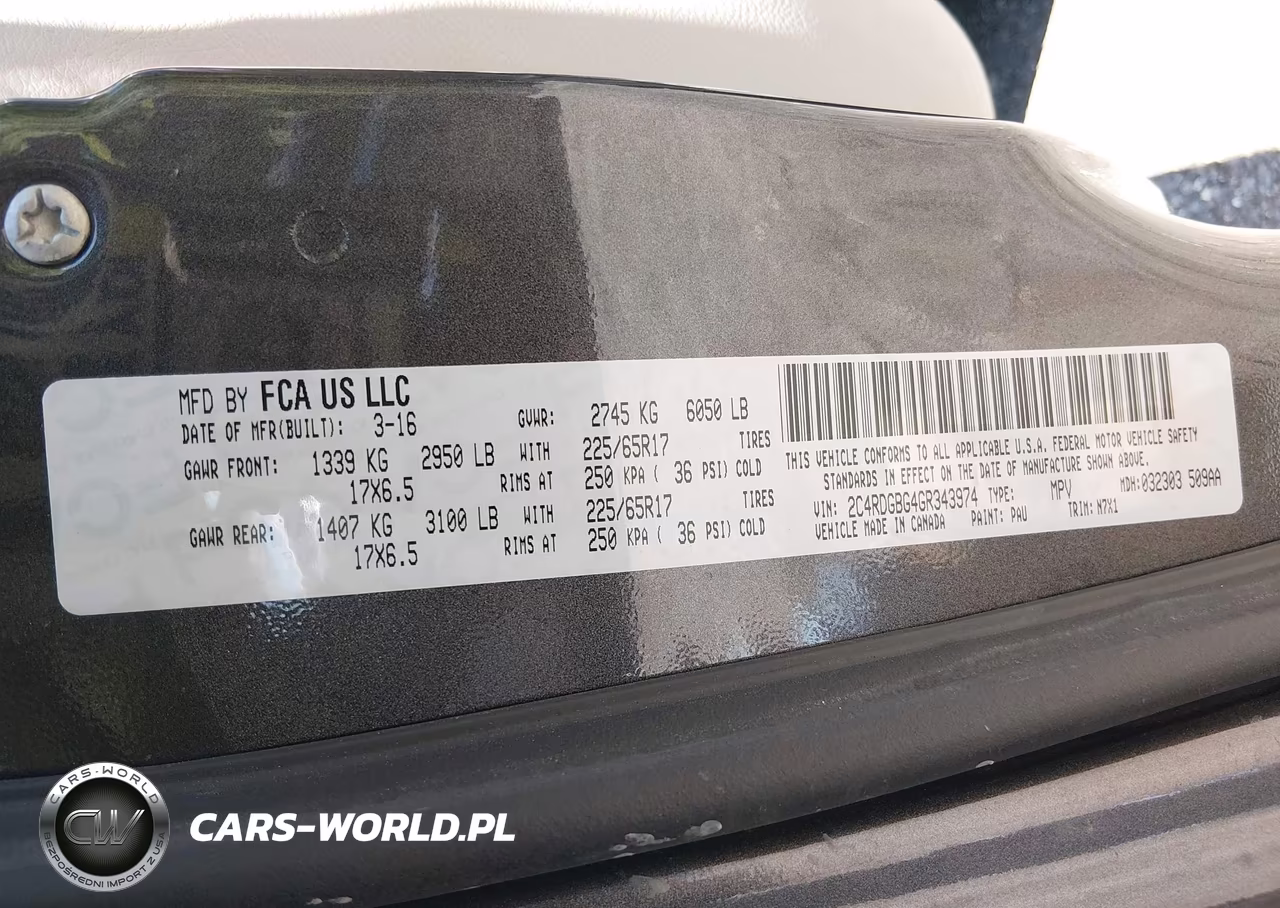 2016 Dodge Grand Caravan Se Plus VIN:2C4RDGBG4GR343974 - 9
