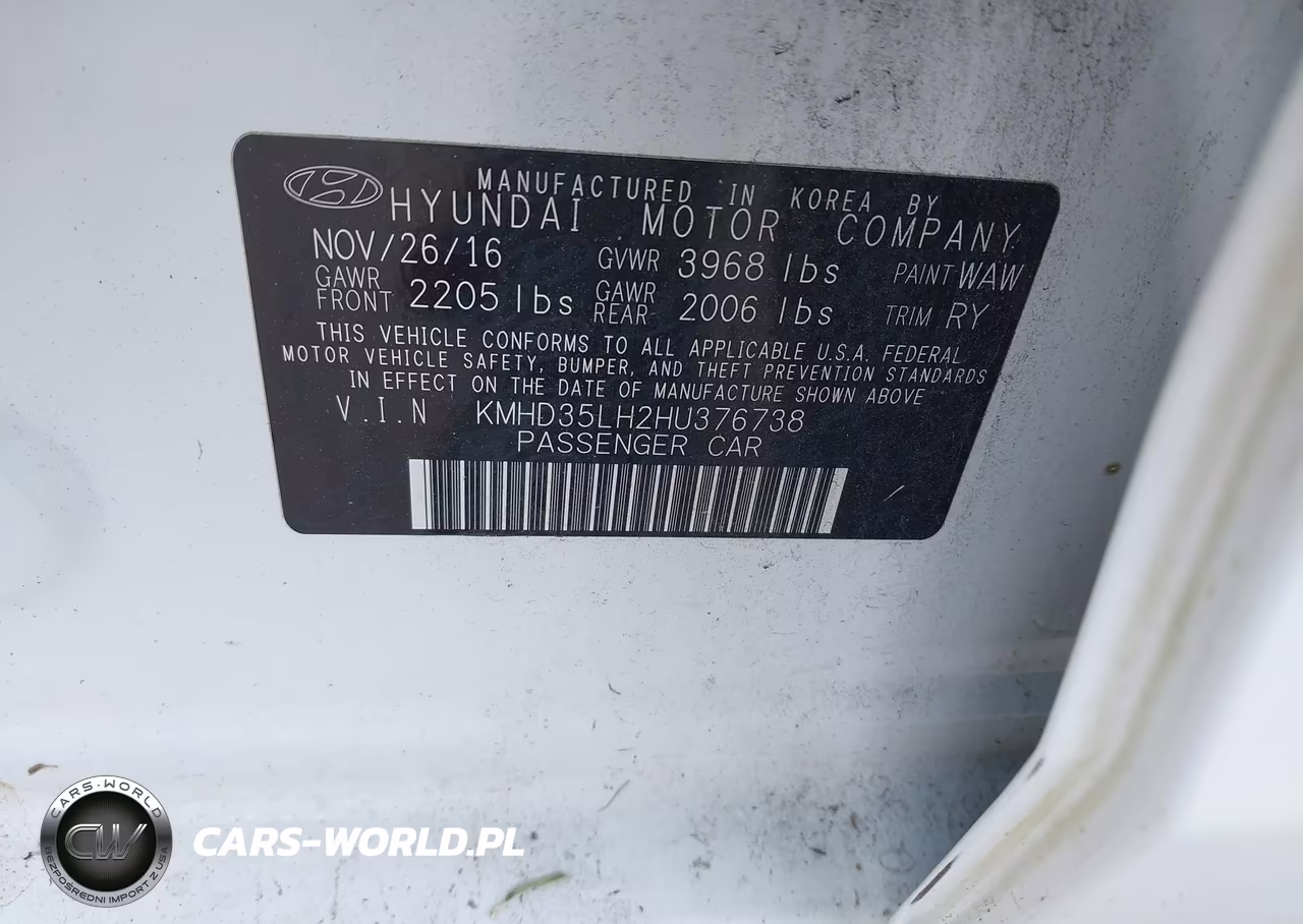 2017 Hyundai Elantra Gt VIN:KMHD35LH2HU376738 - 9