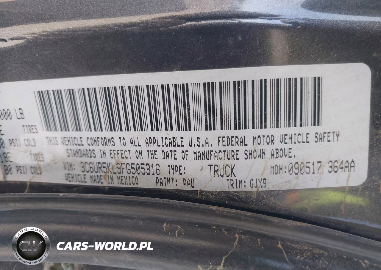 2015 Ram 2500 Laramie VIN:3C6UR5KL9FG505316 - 9