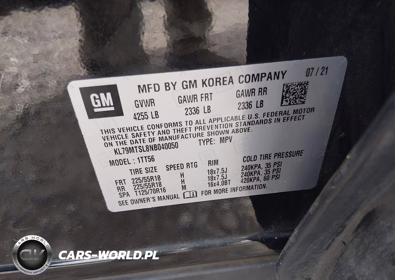 2022 Chevrolet Trailblazer Fwd Rs VIN:KL79MTSL8NB040050 - 9