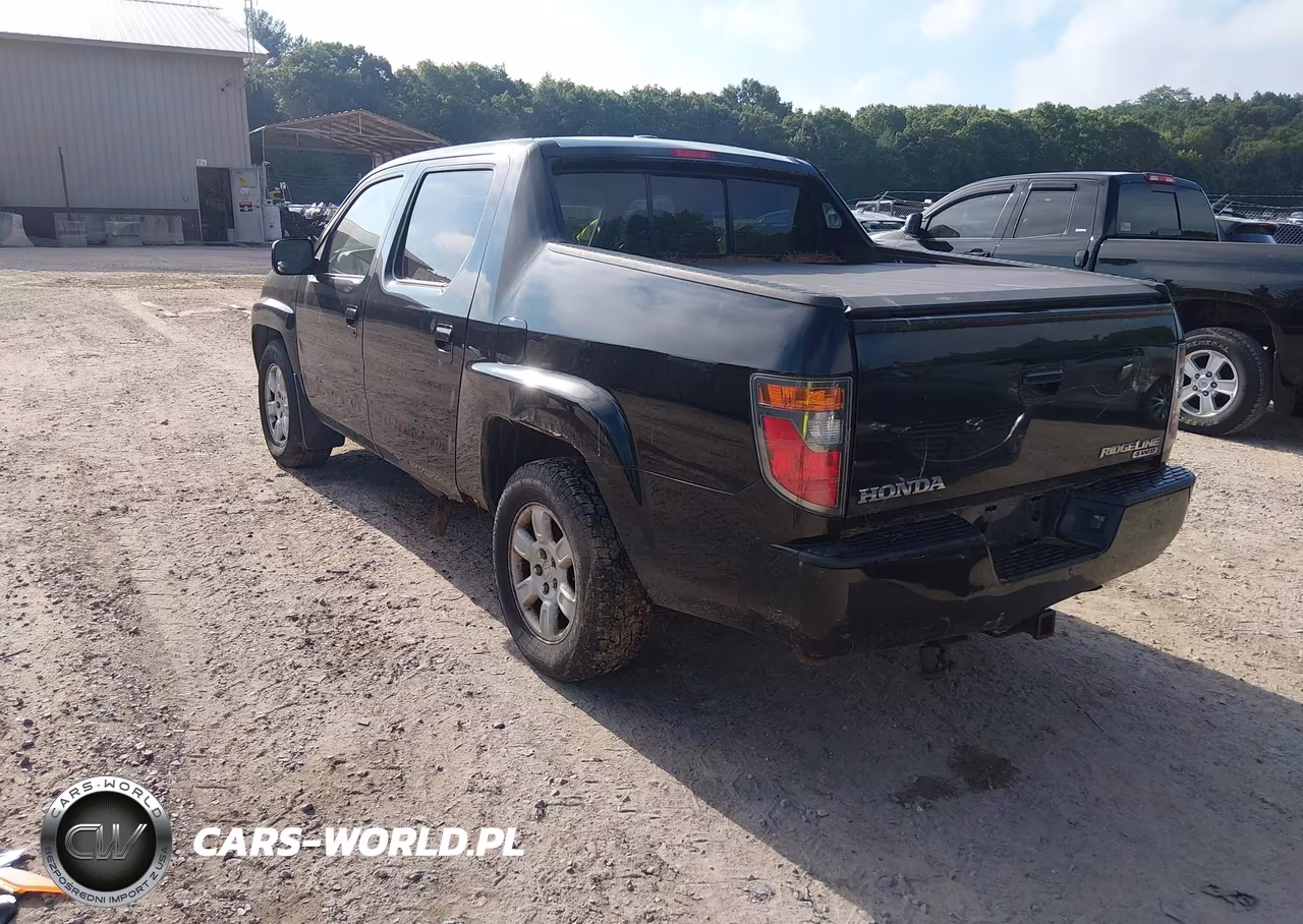 2007 Honda Ridgeline Rtl VIN:2HJYK165X7H509696 - 3