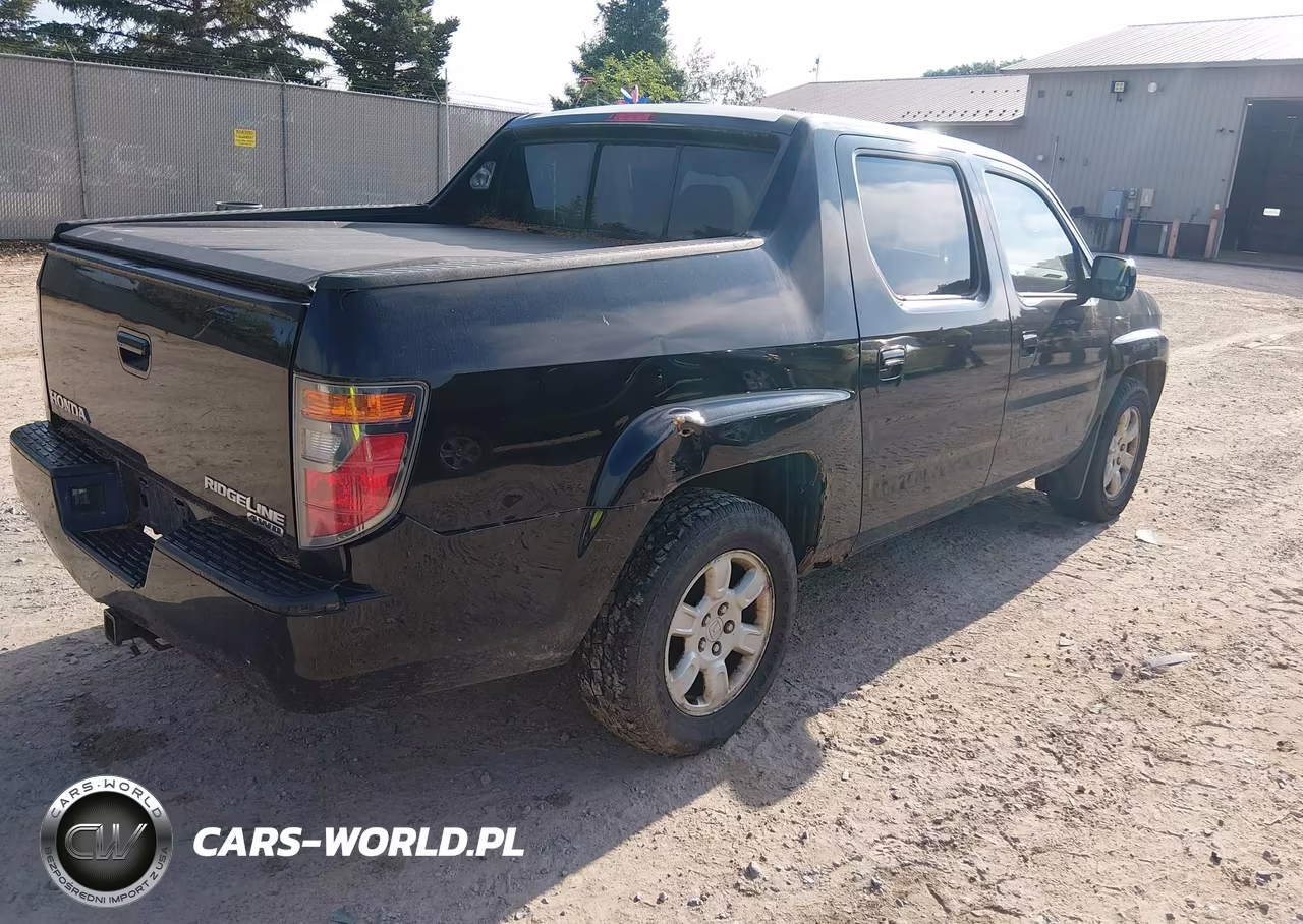 2007 Honda Ridgeline Rtl VIN:2HJYK165X7H509696 - 4