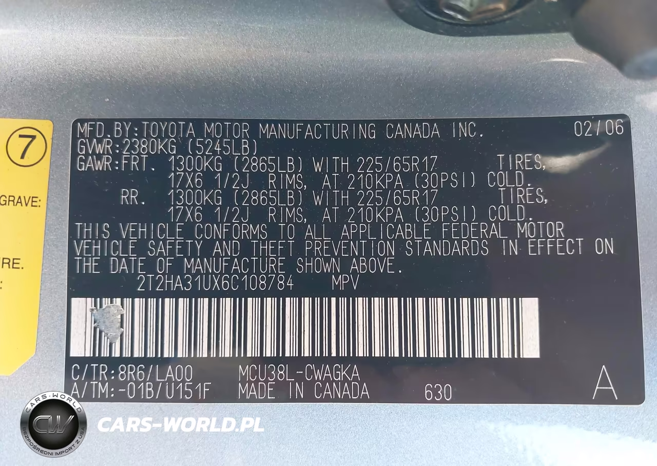 2006 Lexus Rx 330 VIN:2T2HA31UX6C108784 - 9