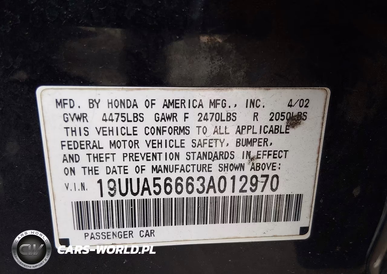 2003 Acura Tl 3.2 VIN:19UUA56663A012970 - 9