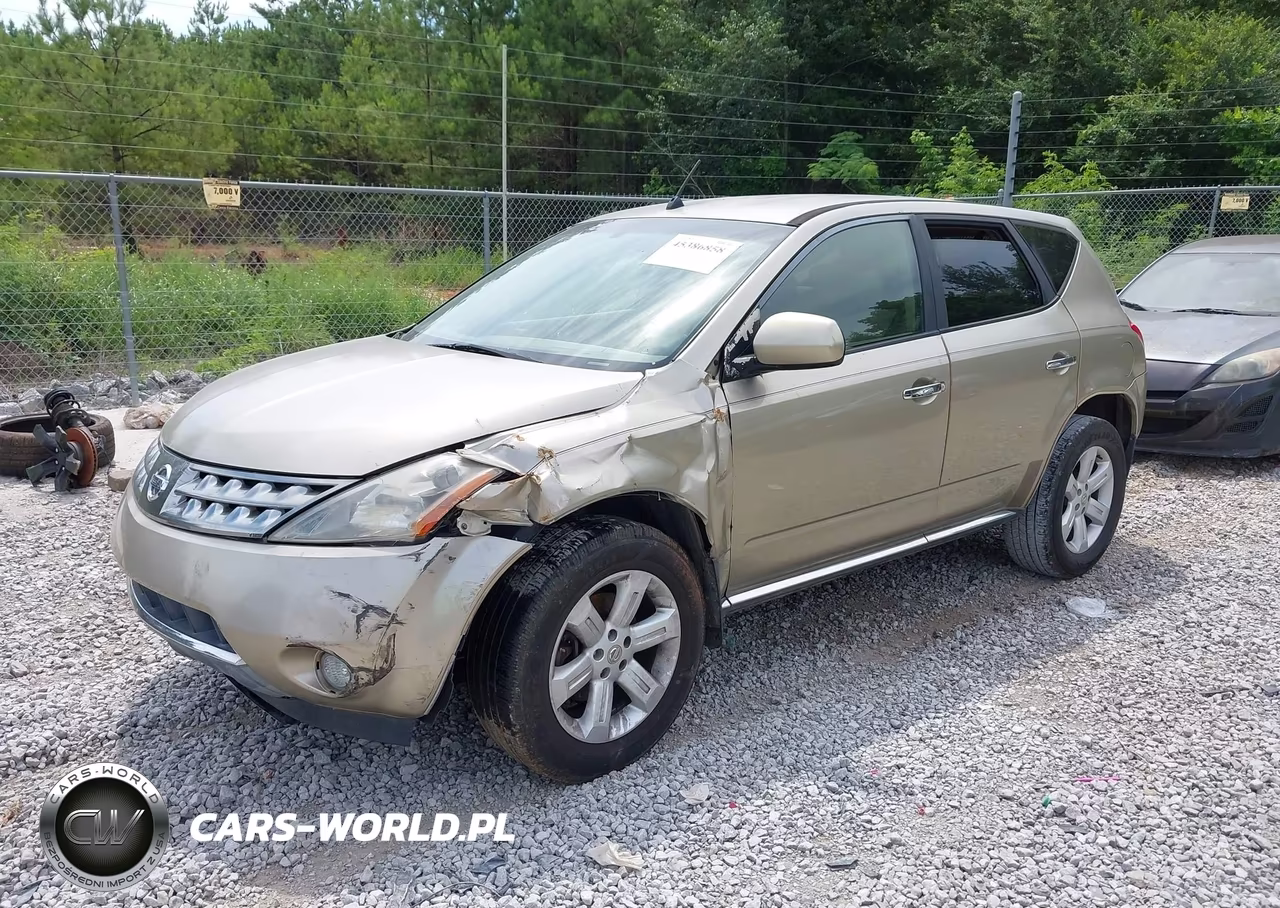 2007 Nissan Murano Sl VIN:JN8AZ08T27W531849 - 2