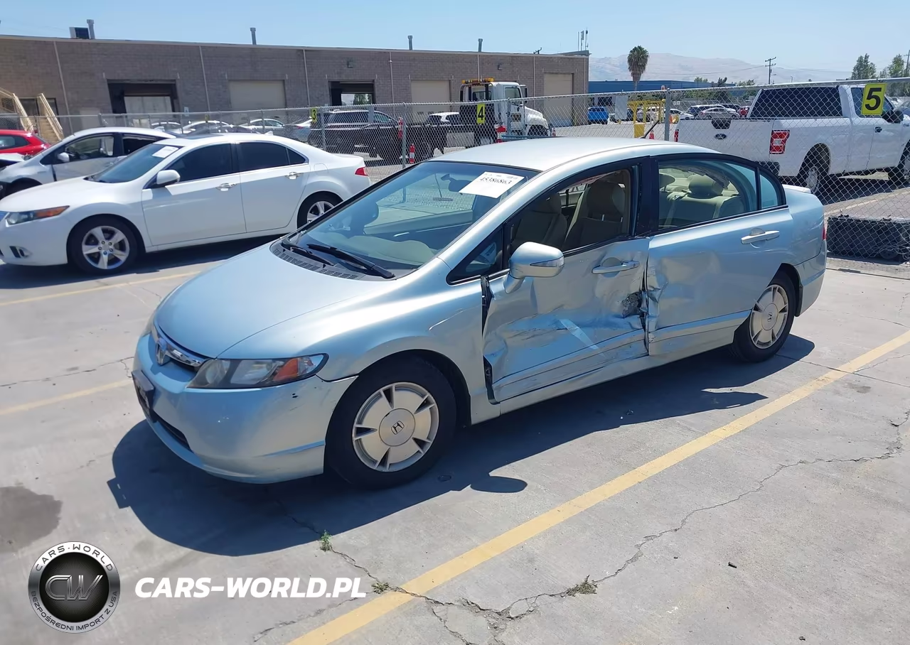 2008 Honda Civic Hybrid VIN:JHMFA36298S011112 - 2