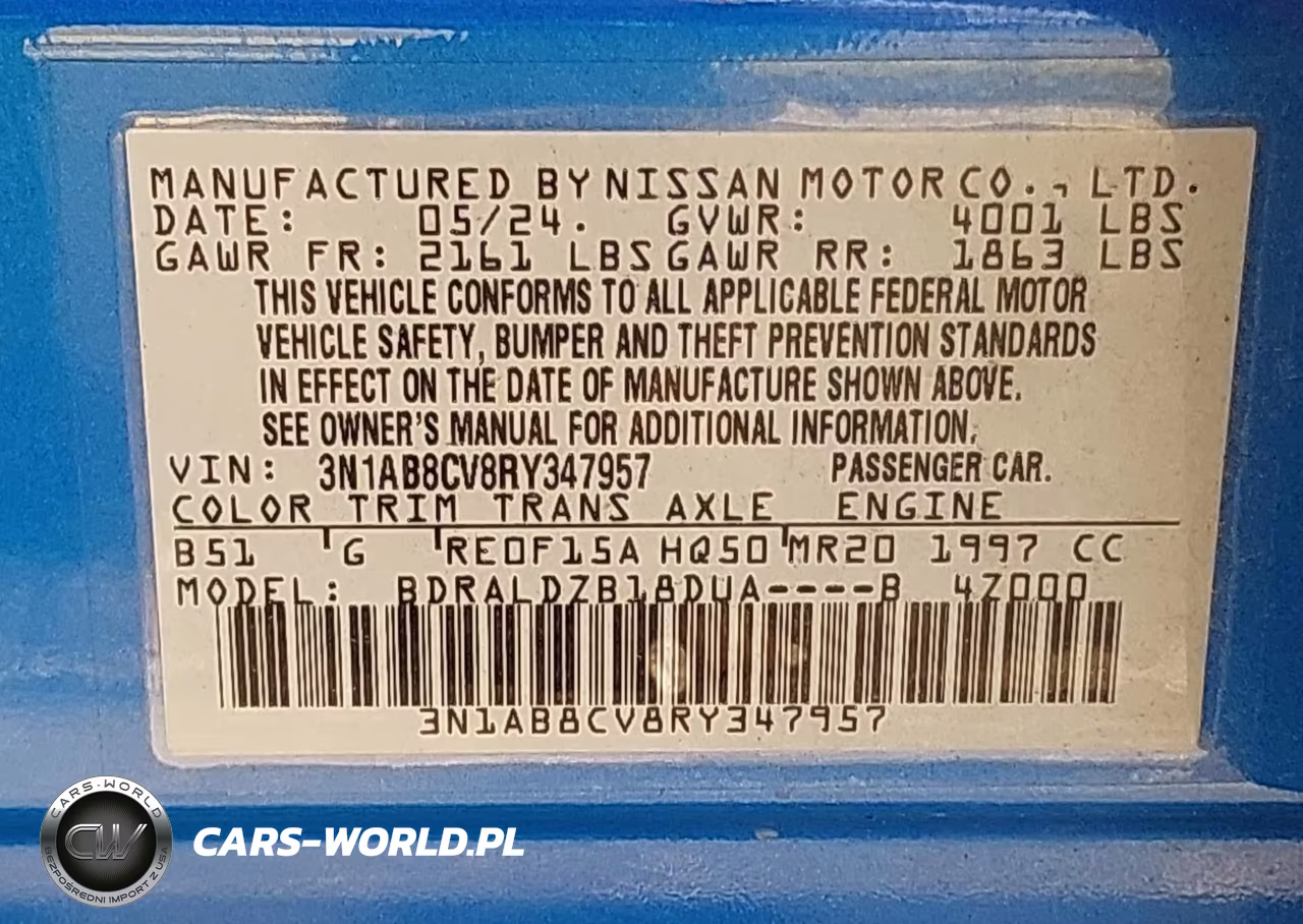2024 Nissan Sentra Sv Xtronic Cvt VIN:3N1AB8CV8RY347957 - 9