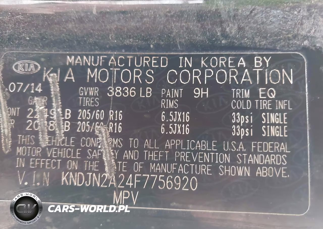 2015 Kia Soul VIN:KNDJN2A24F7756920 - 9