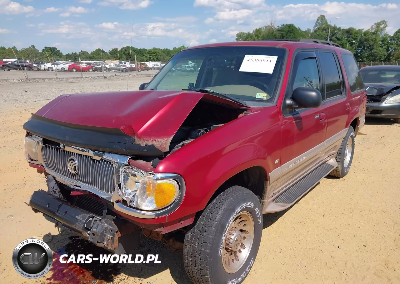 2000 Mercury Mountaineer VIN:4M2DU86P6YUJ06539 - 2