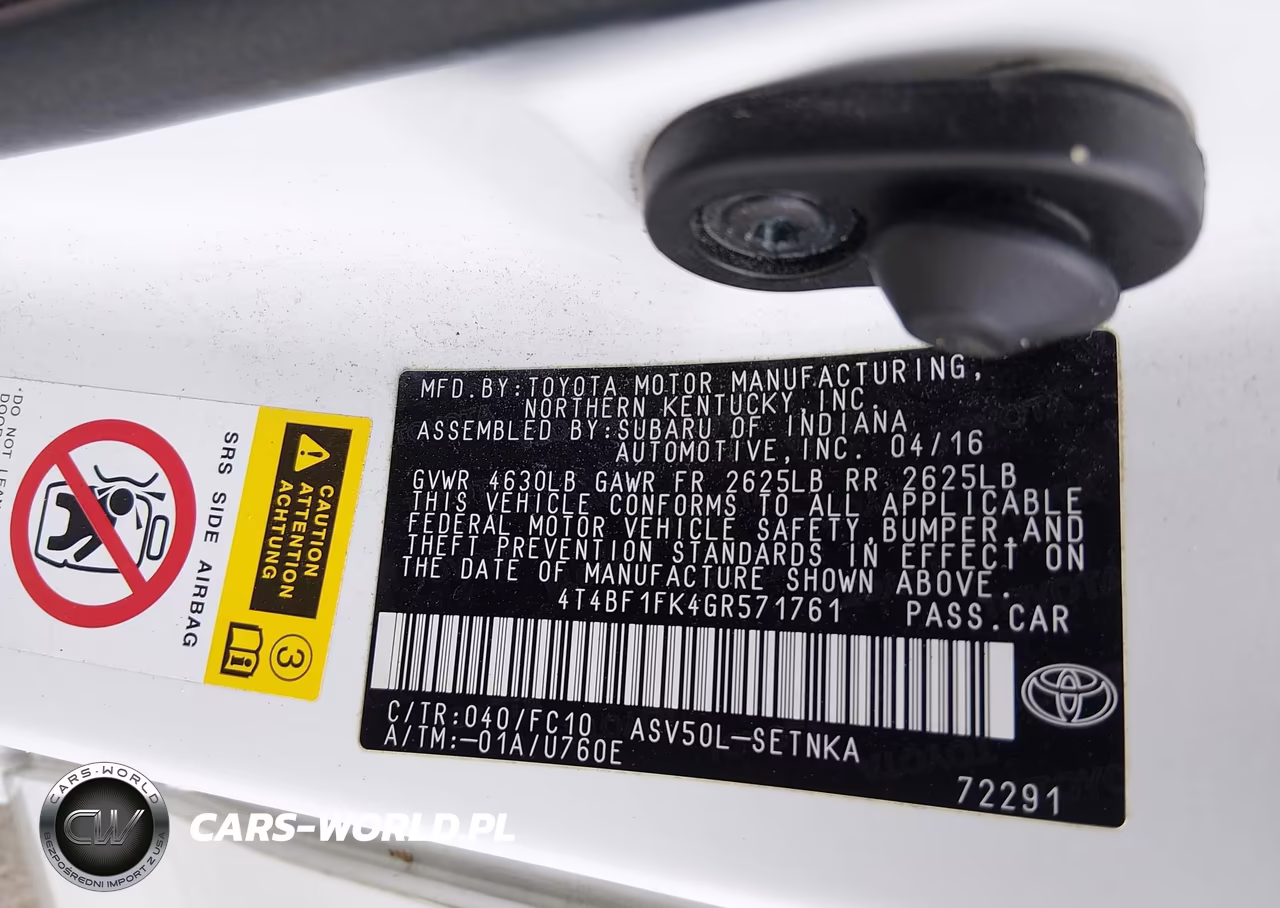 2016 Toyota Camry Le VIN:4T4BF1FK4GR571761 - 9