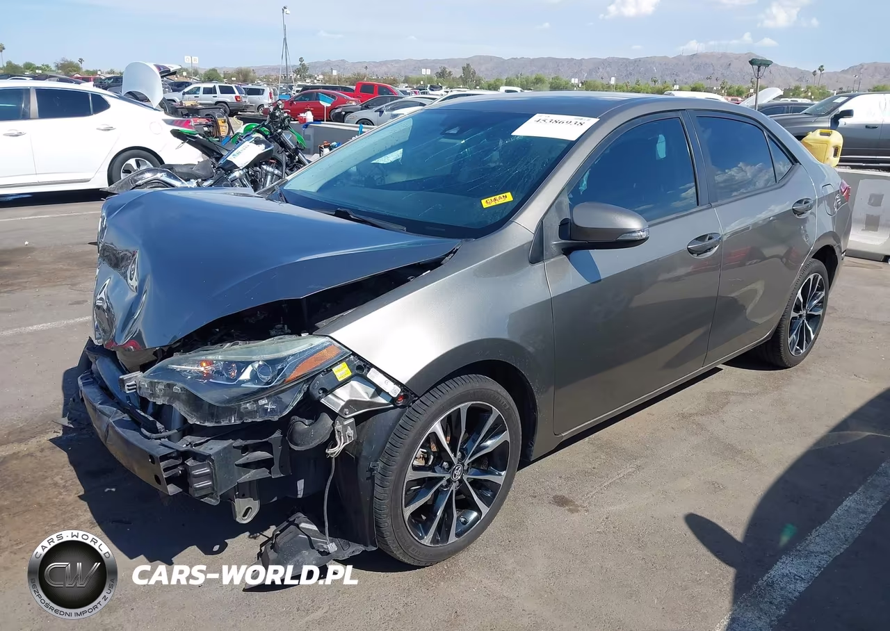 2018 Toyota Corolla Se VIN:2T1BURHE2JC118981 - 2