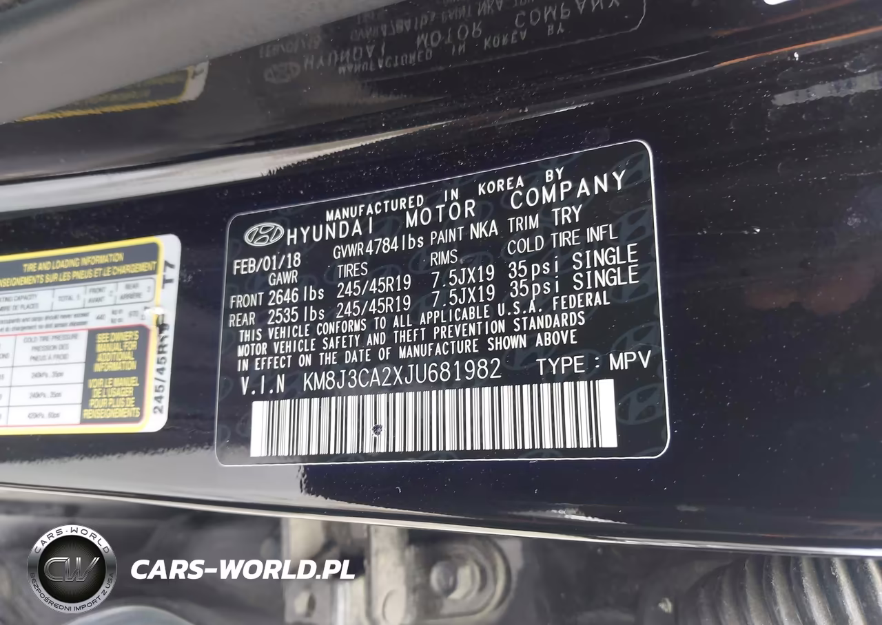 2018 Hyundai Tucson Value VIN:KM8J3CA2XJU681982 - 9