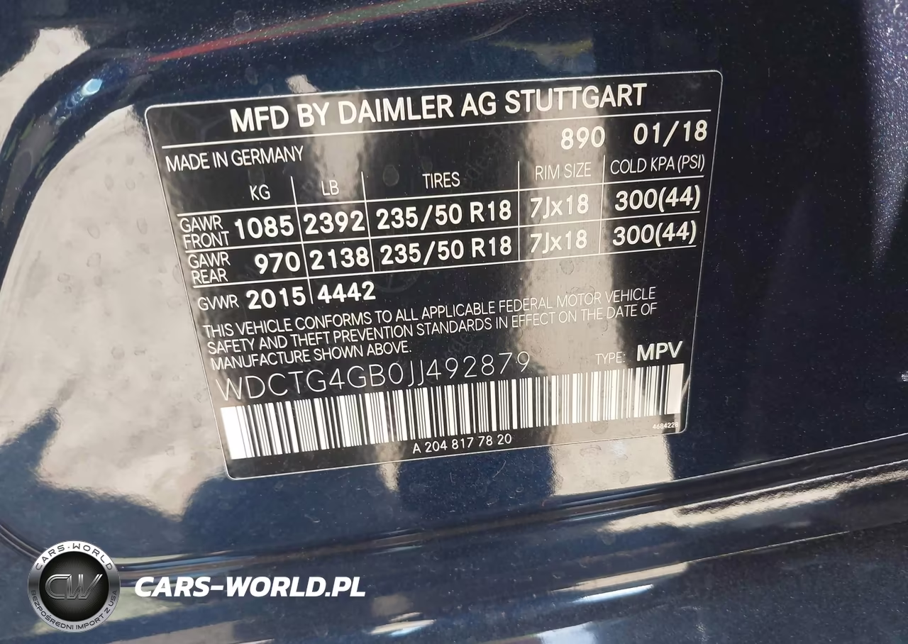 2018 Mercedes-Benz Gla 250 4Matic VIN:WDCTG4GB0JJ492879 - 9