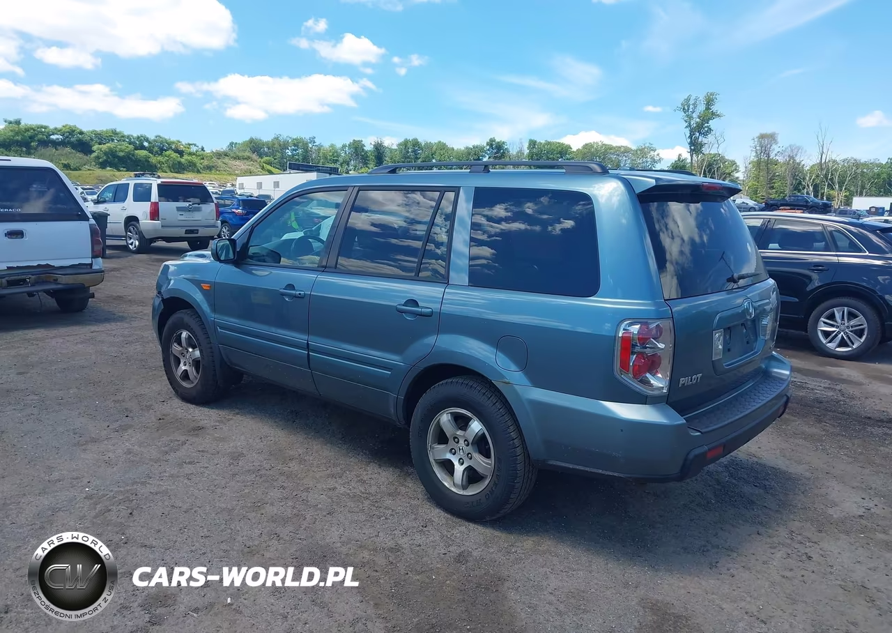 2006 Honda Pilot Ex VIN:2HKYF186X6H540032 - 3