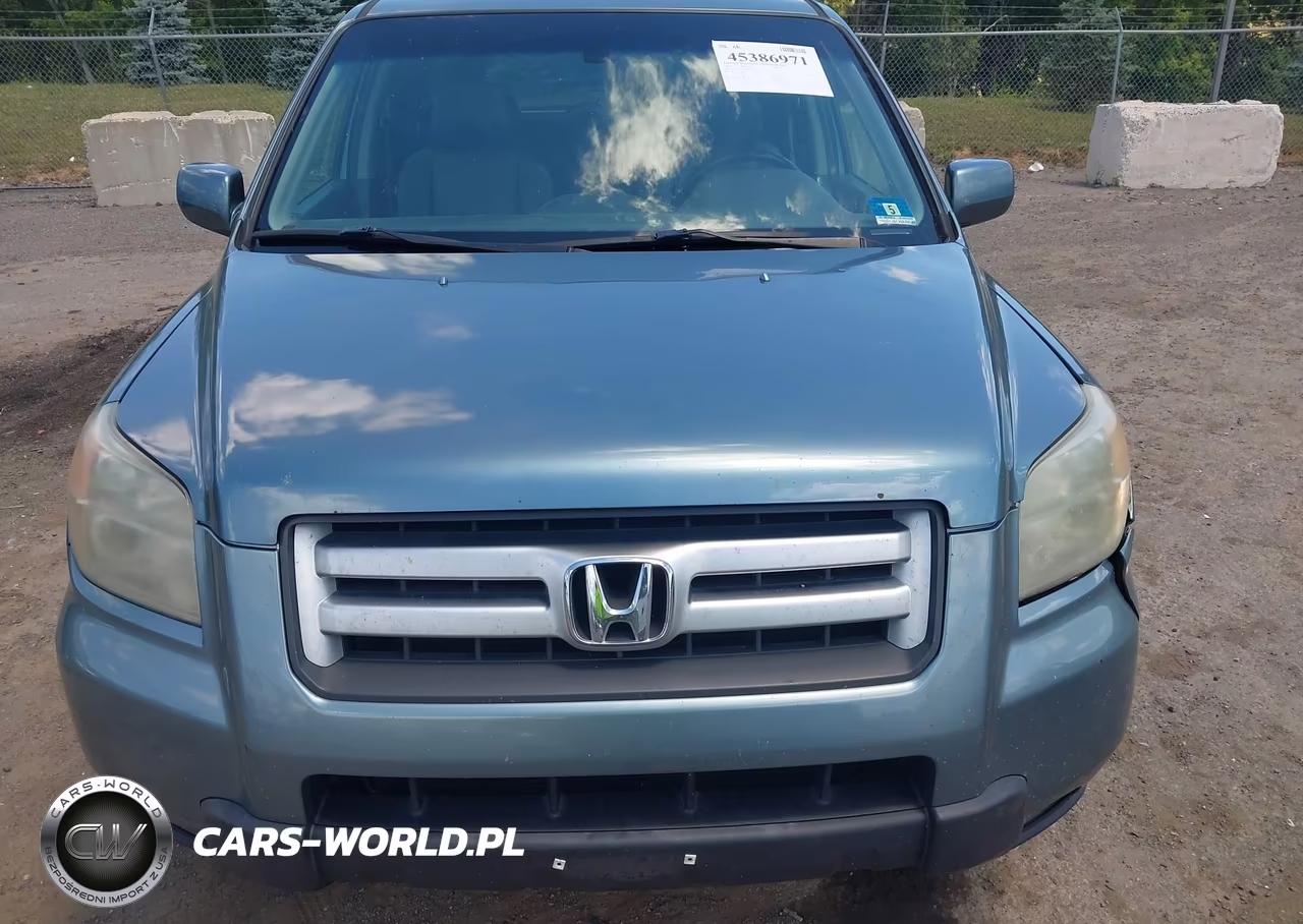 2006 Honda Pilot Ex VIN:2HKYF186X6H540032 - 6