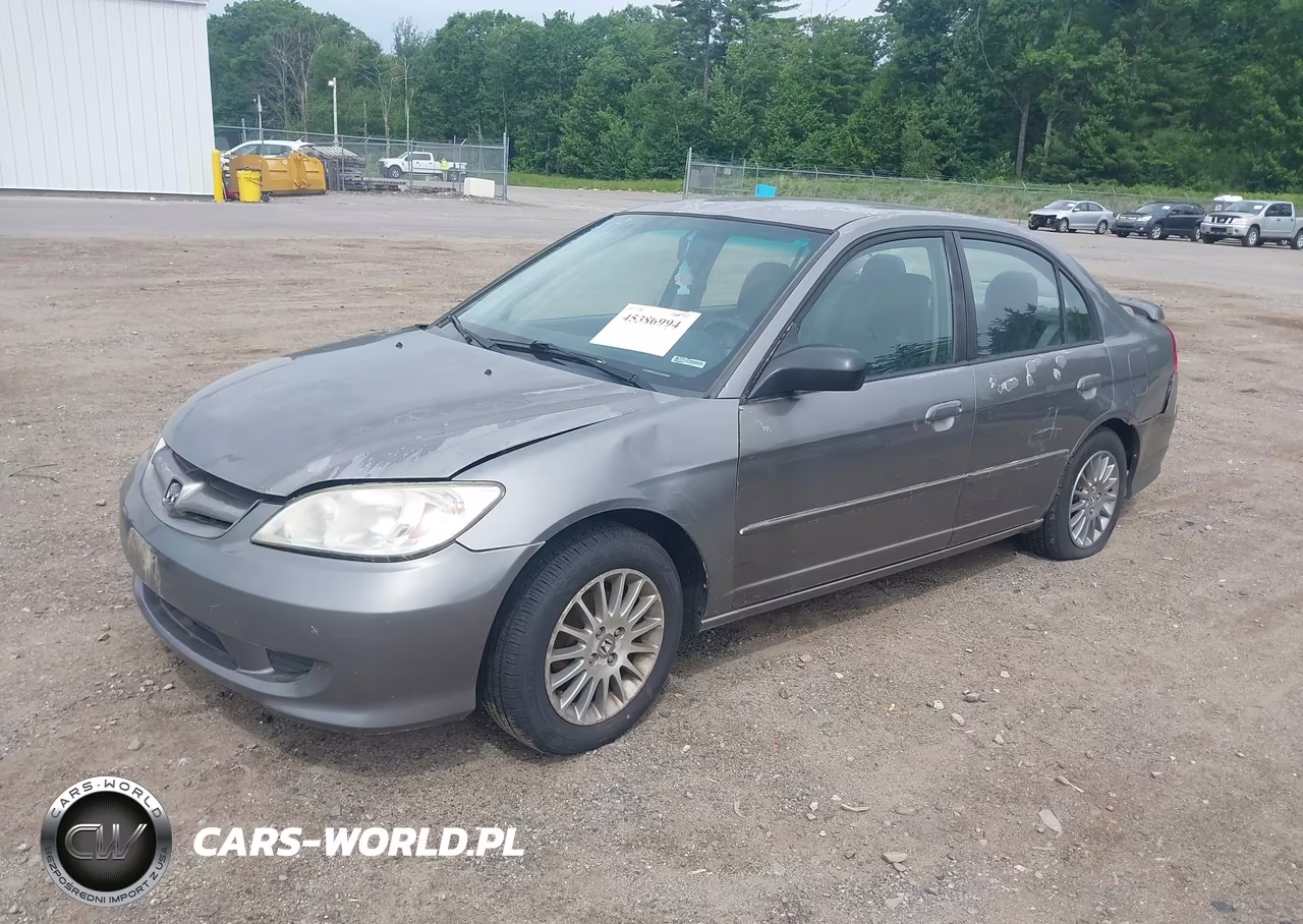 2005 Honda Civic Lx VIN:2HGES16515H630221 - 2