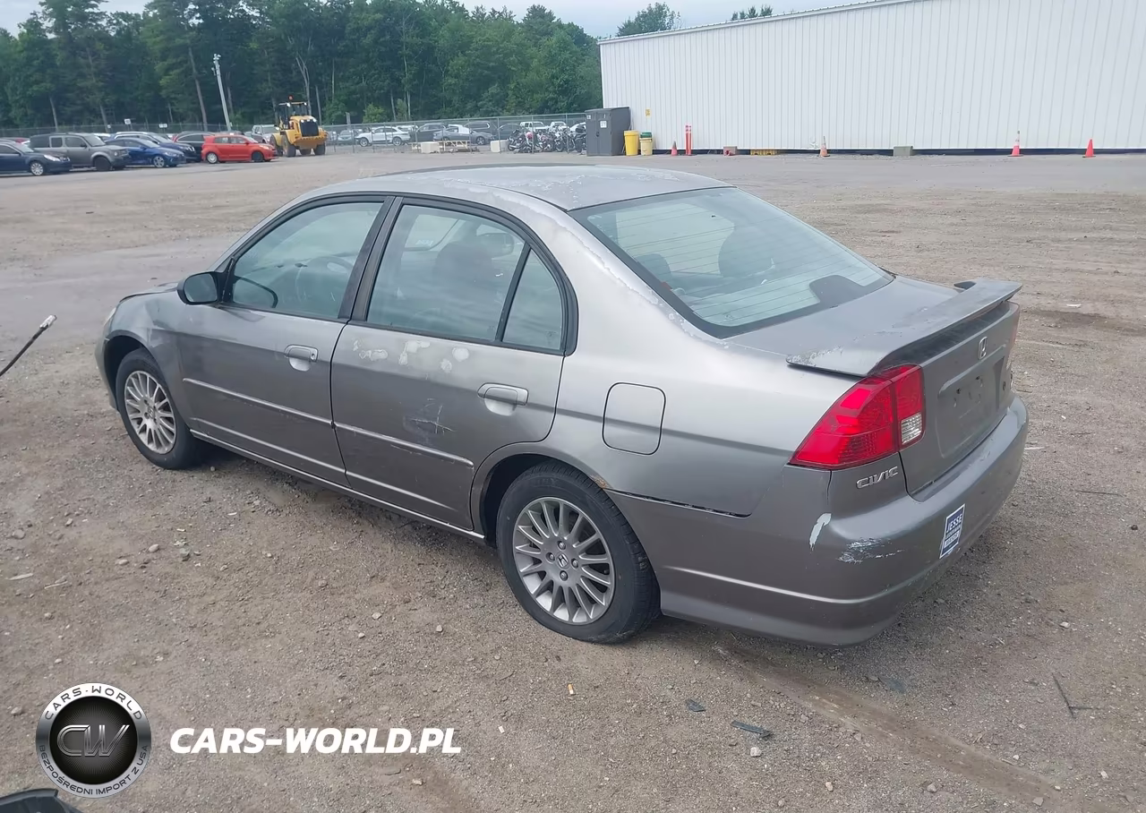 2005 Honda Civic Lx VIN:2HGES16515H630221 - 3