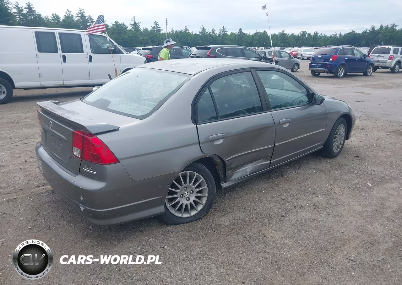 2005 Honda Civic Lx VIN:2HGES16515H630221 - 4