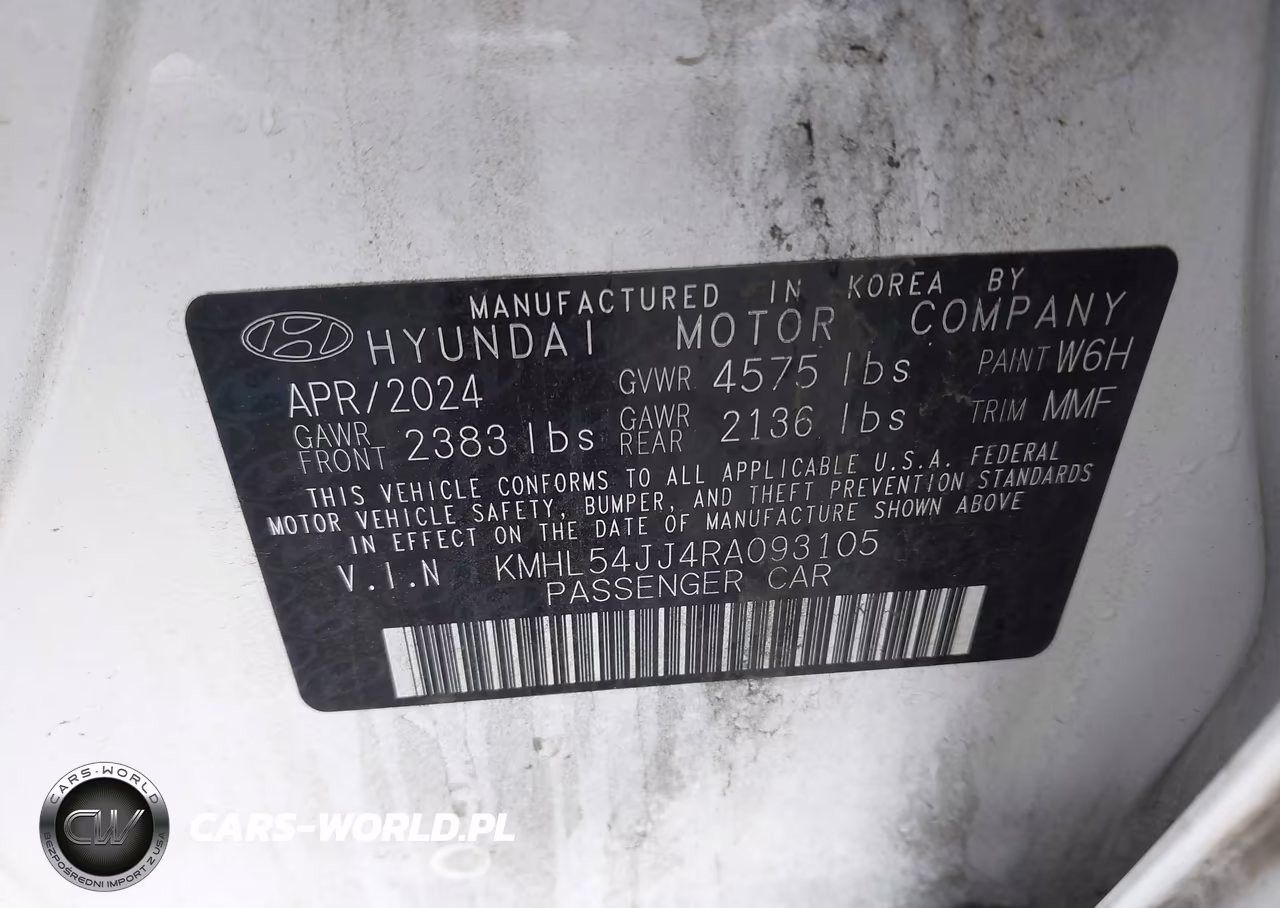 2024 Hyundai Sonata Hybrid Limited VIN:KMHL54JJ4RA093105 - 9