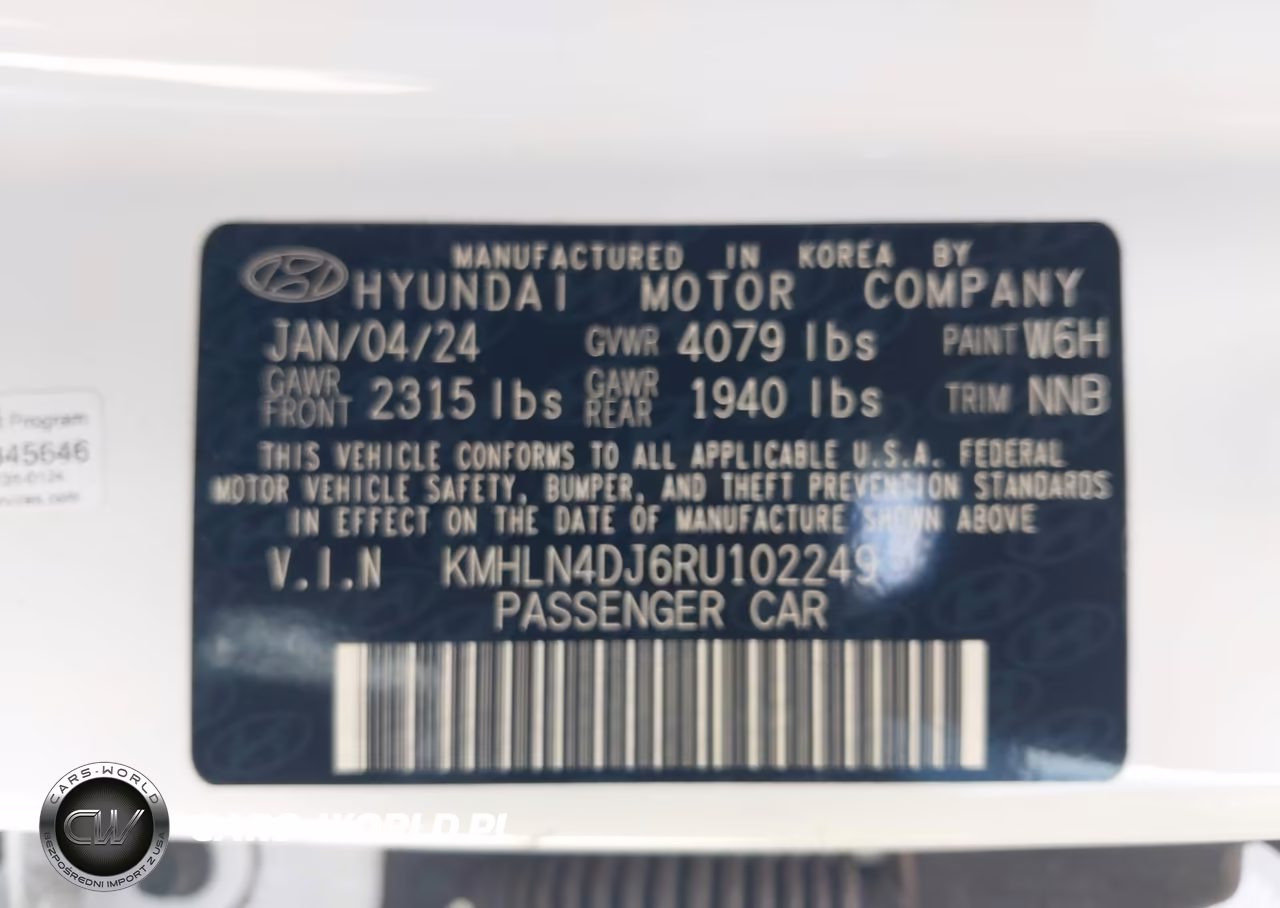2024 Hyundai Elantra Hybrid Limited VIN:KMHLN4DJ6RU102249 - 9