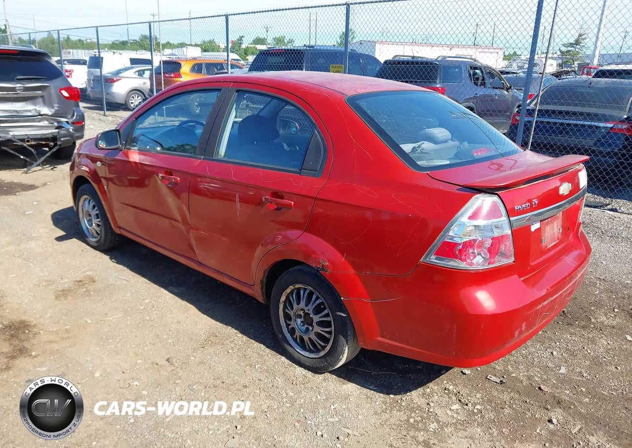 2007 Chevrolet Aveo Lt VIN:KL1TG56627B089125 - 3