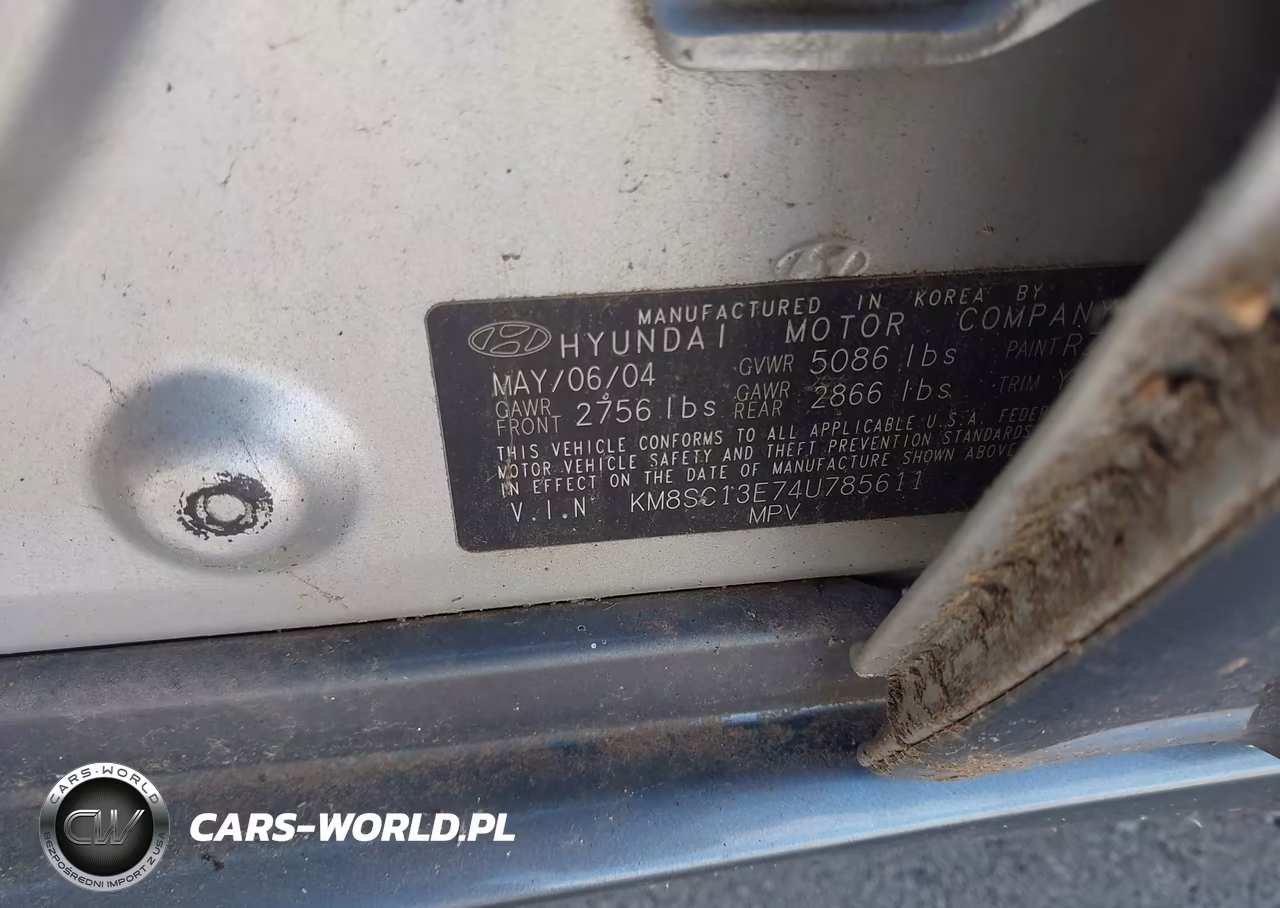 2004 Hyundai Santa Fe Gls-Lx VIN:KM8SC13E74U785611 - 9