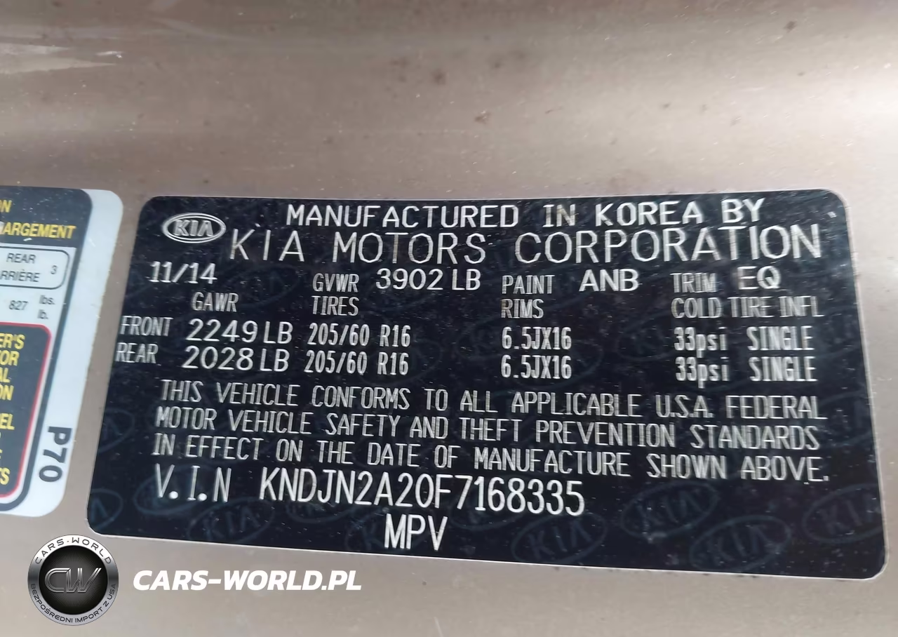 2015 Kia Soul VIN:KNDJN2A20F7168335 - 9