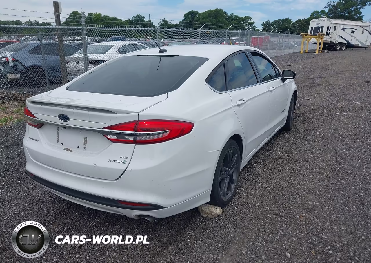 2018 Ford Fusion Hybrid Se VIN:3FA6P0LU9JR248694 - 4