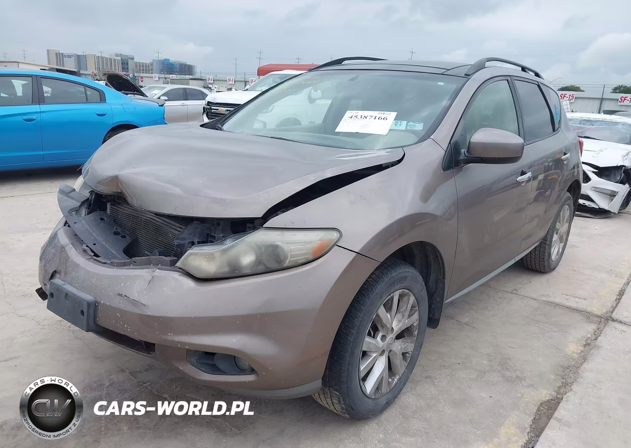 2013 Nissan Murano Sl VIN:JN8AZ1MU2DW214119 - 2