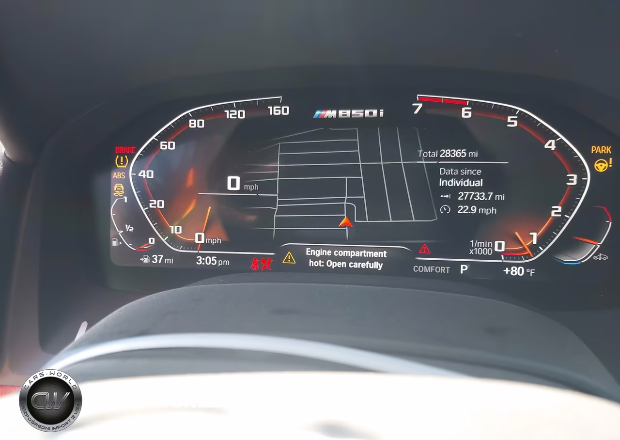 2022 BMW M850I xDrive VIN:WBAFY4C05NCH75731 - 7