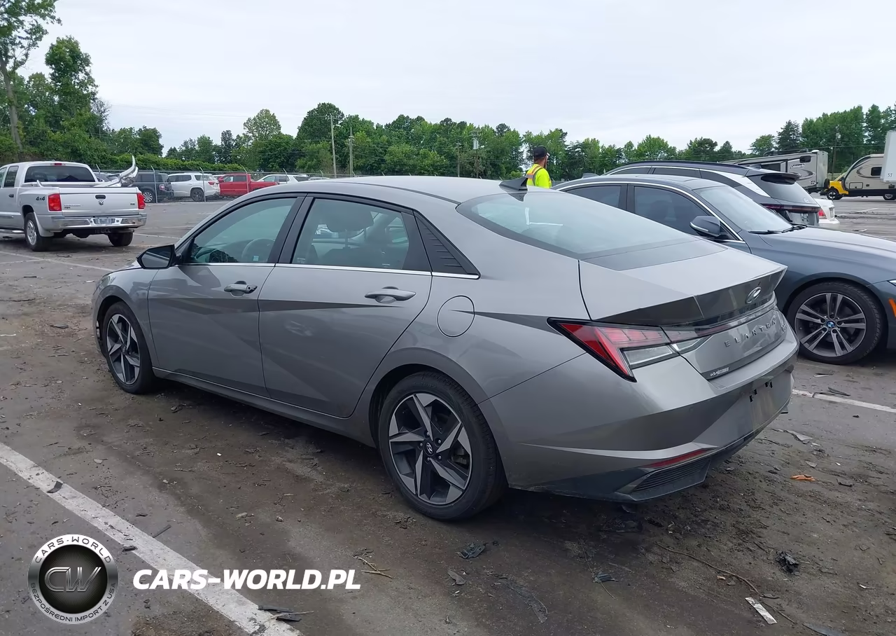 2021 Hyundai Elantra Hybrid Limited VIN:KMHLN4AJ0MU003715 - 3