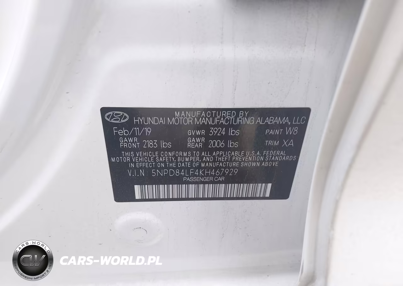 2019 Hyundai Elantra Sel VIN:5NPD84LF4KH467929 - 9