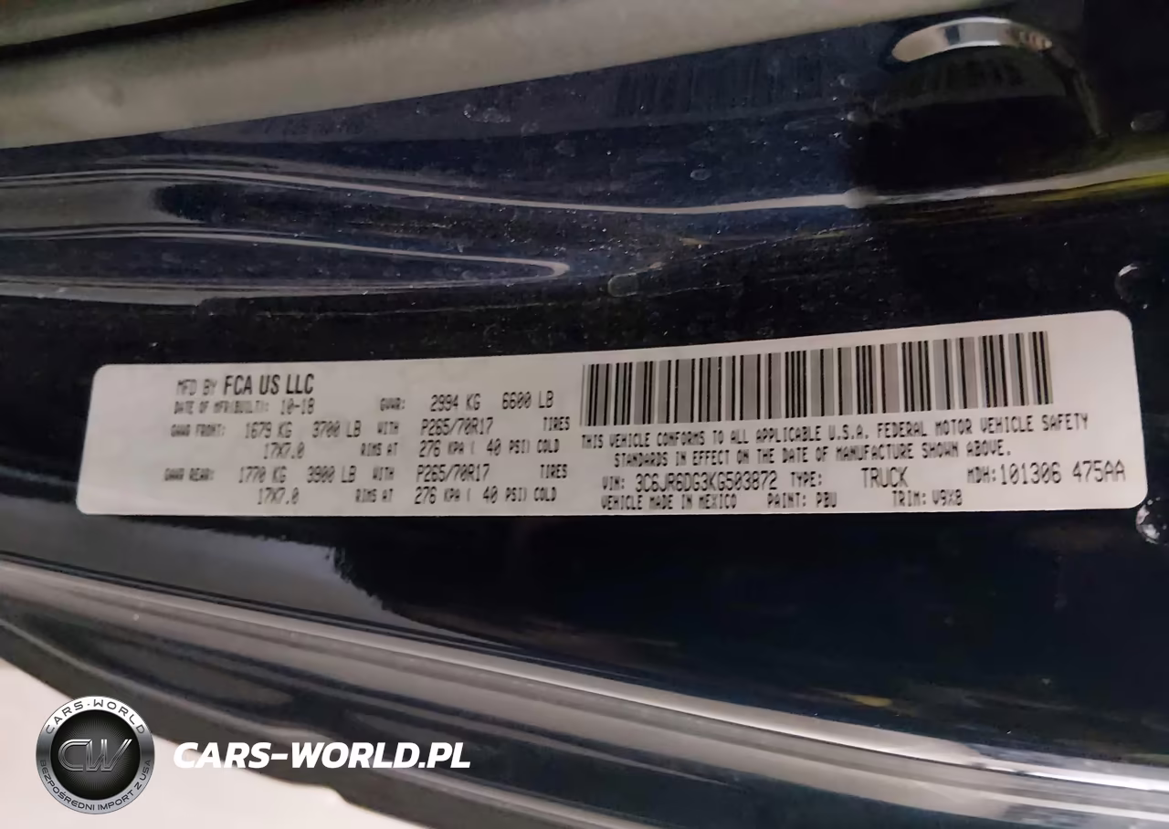 2019 Ram 1500 Classic Tradesman 4X2 8' Box VIN:3C6JR6DG3KG503872 - 9