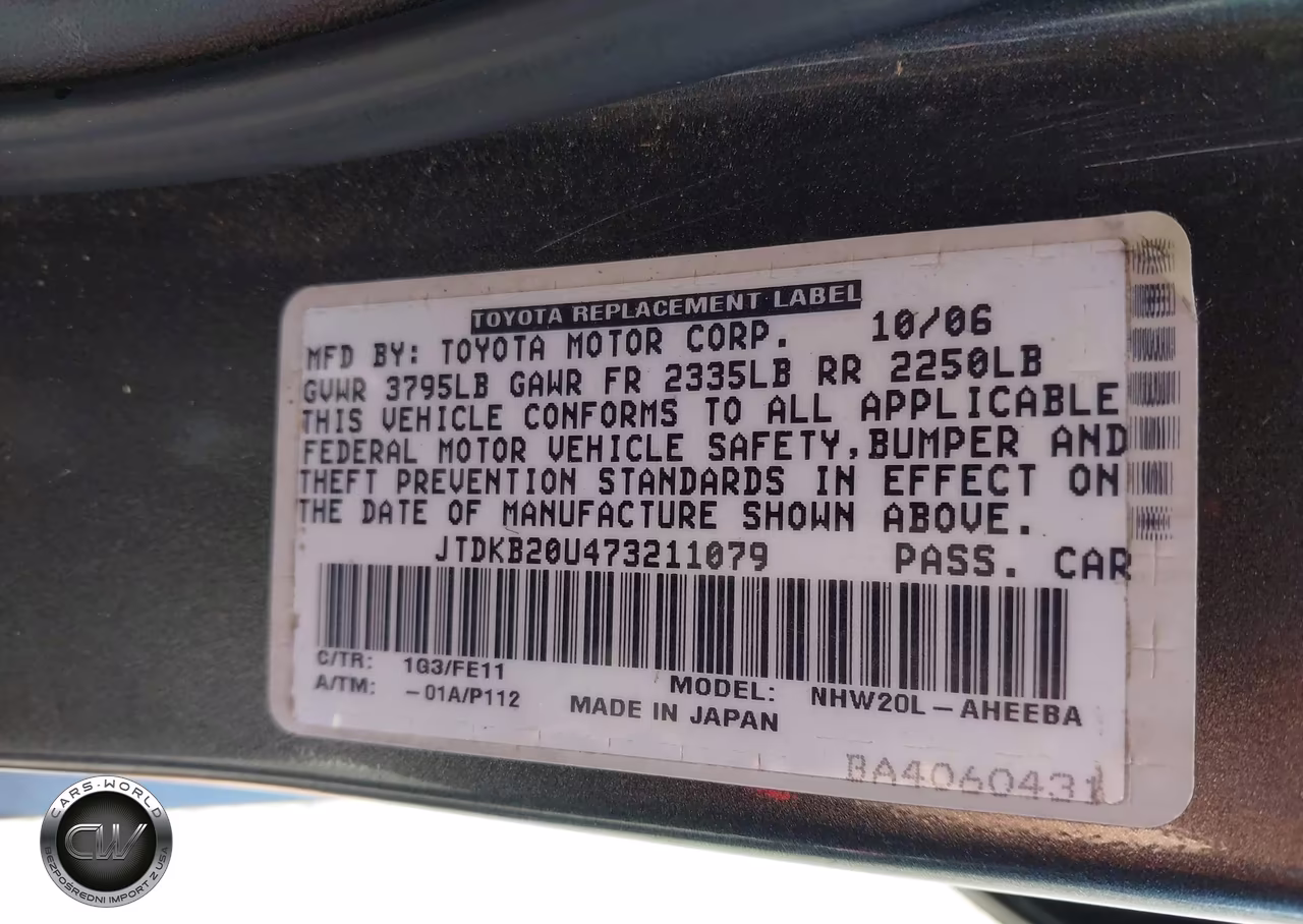 2007 Toyota Prius VIN:JTDKB20U473211079 - 9