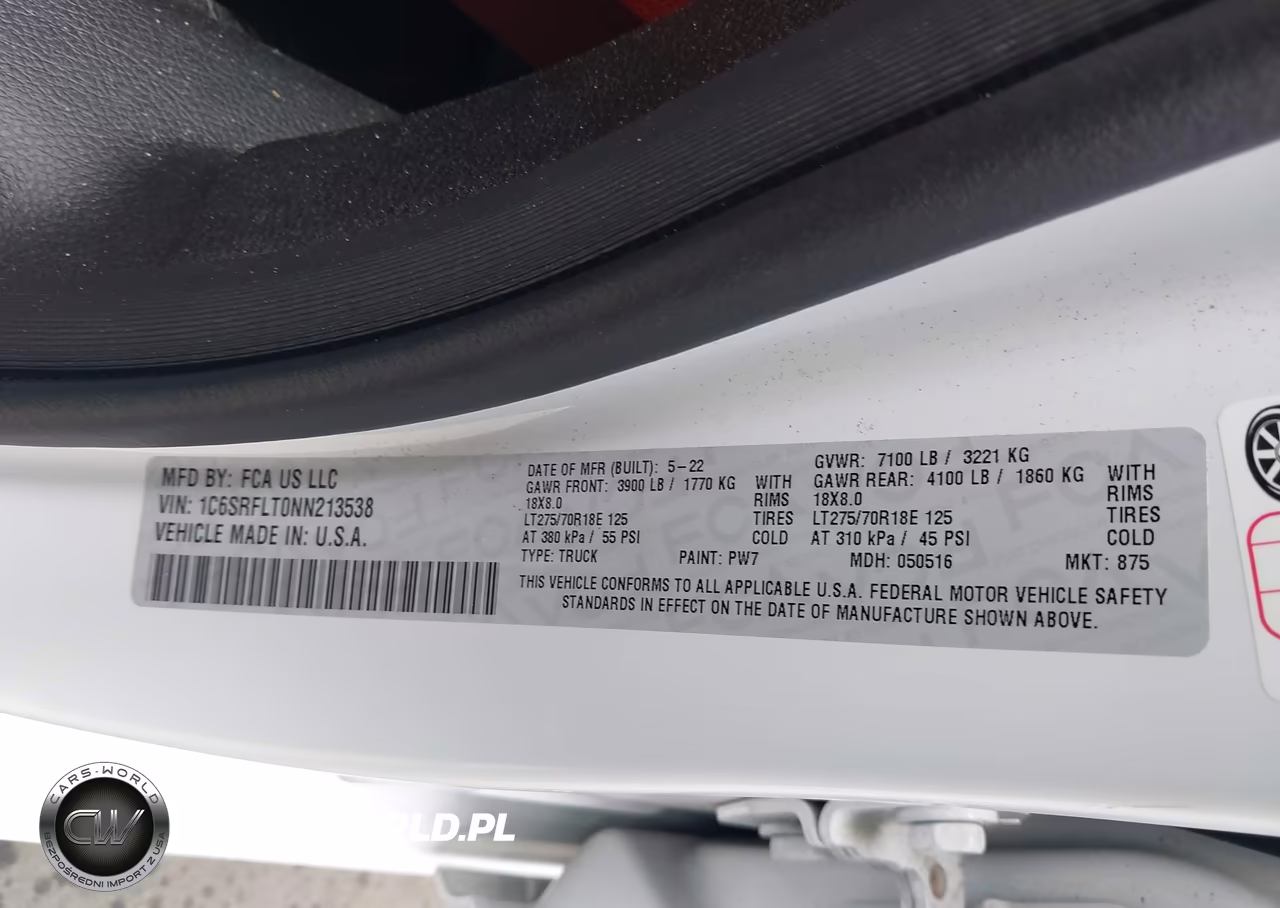 2022 Ram 1500 Rebel 4X4 5'7 Box VIN:1C6SRFLT0NN213538 - 9