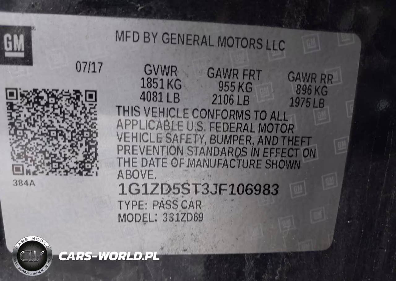 2018 Chevrolet Malibu Lt VIN:1G1ZD5ST3JF106983 - 9
