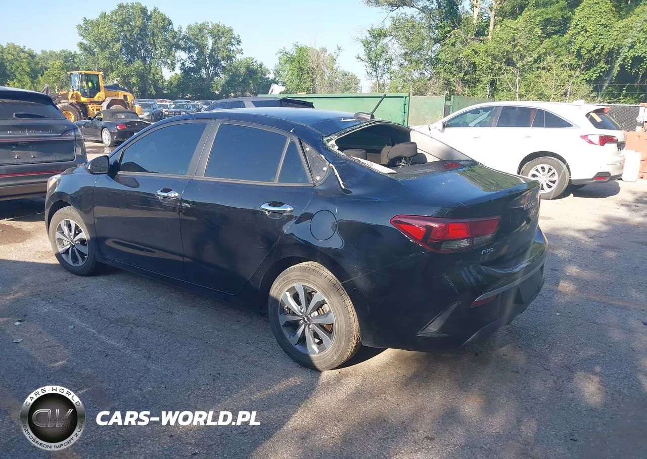 2022 Kia Rio S VIN:3KPA24AD7NE462240 - 3