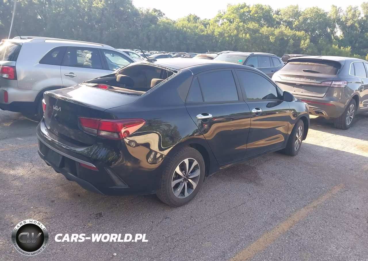 2022 Kia Rio S VIN:3KPA24AD7NE462240 - 4