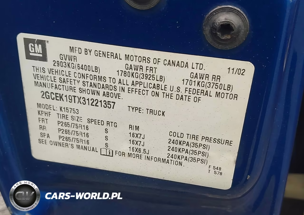 2003 Chevrolet Silverado 1500 Ls VIN:2GCEK19TX31221357 - 9