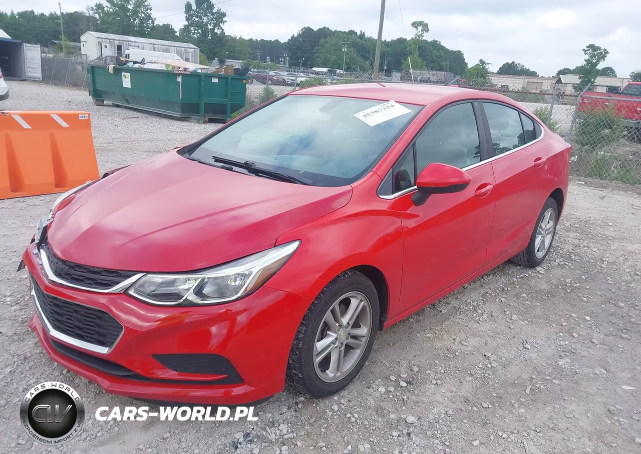 2016 Chevrolet Cruze Lt Auto VIN:1G1BE5SM9G7300301 - 2