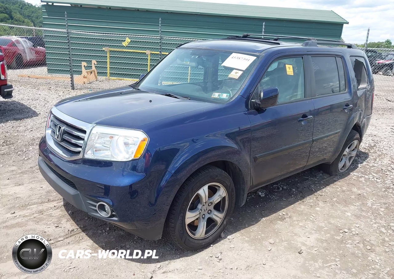 2013 Honda Pilot Ex-L VIN:5FNYF4H59DB069334 - 2