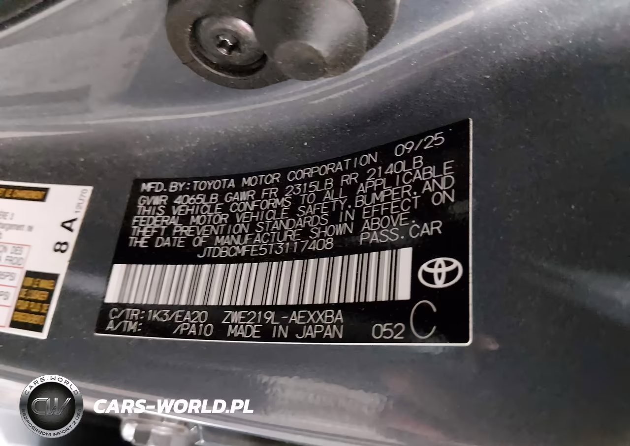 2026 Toyota Corolla Hybrid Hybrid Xle VIN:JTDBCMFE5T3117408 - 9