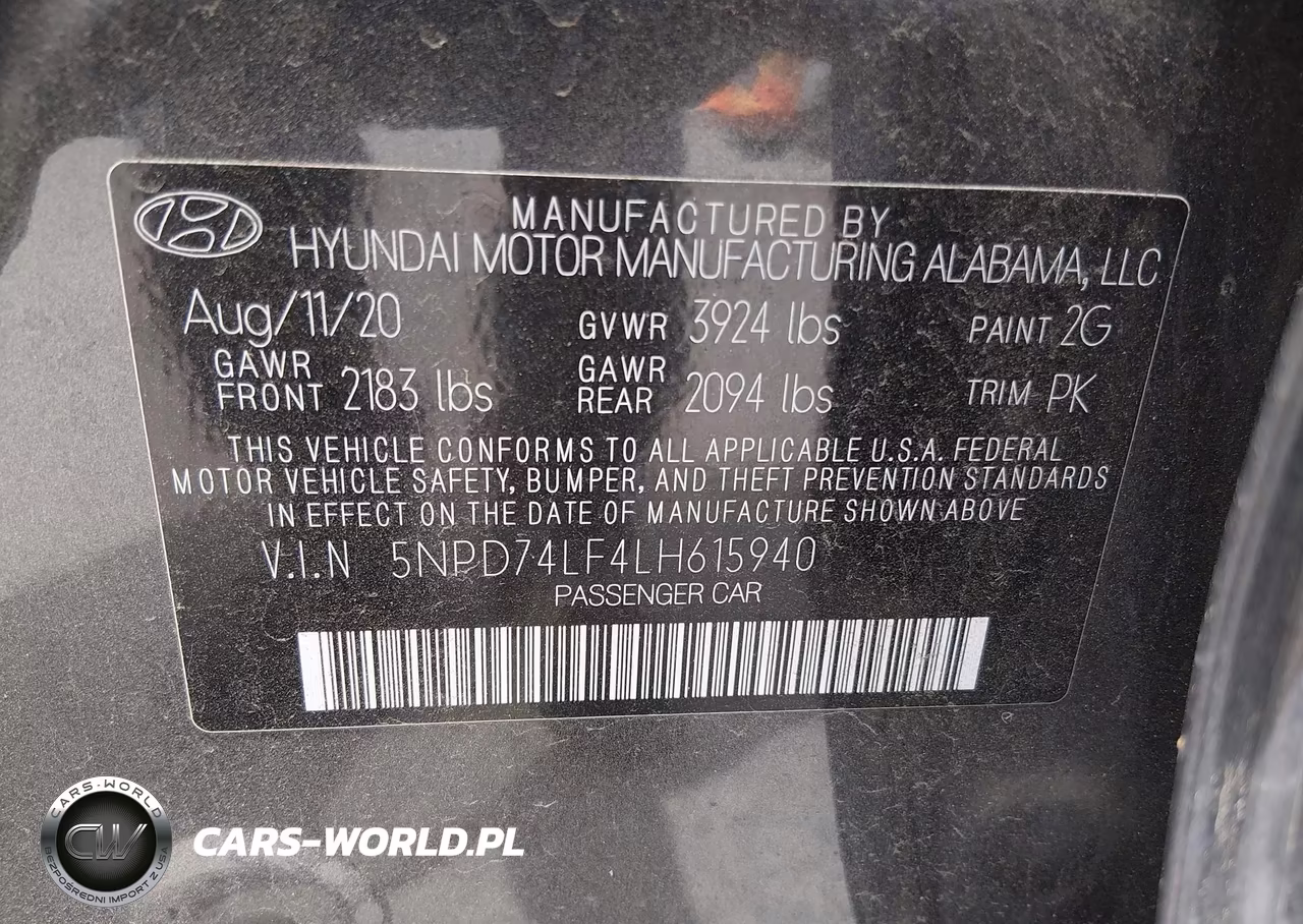 2020 Hyundai Elantra Se VIN:5NPD74LF4LH615940 - 9