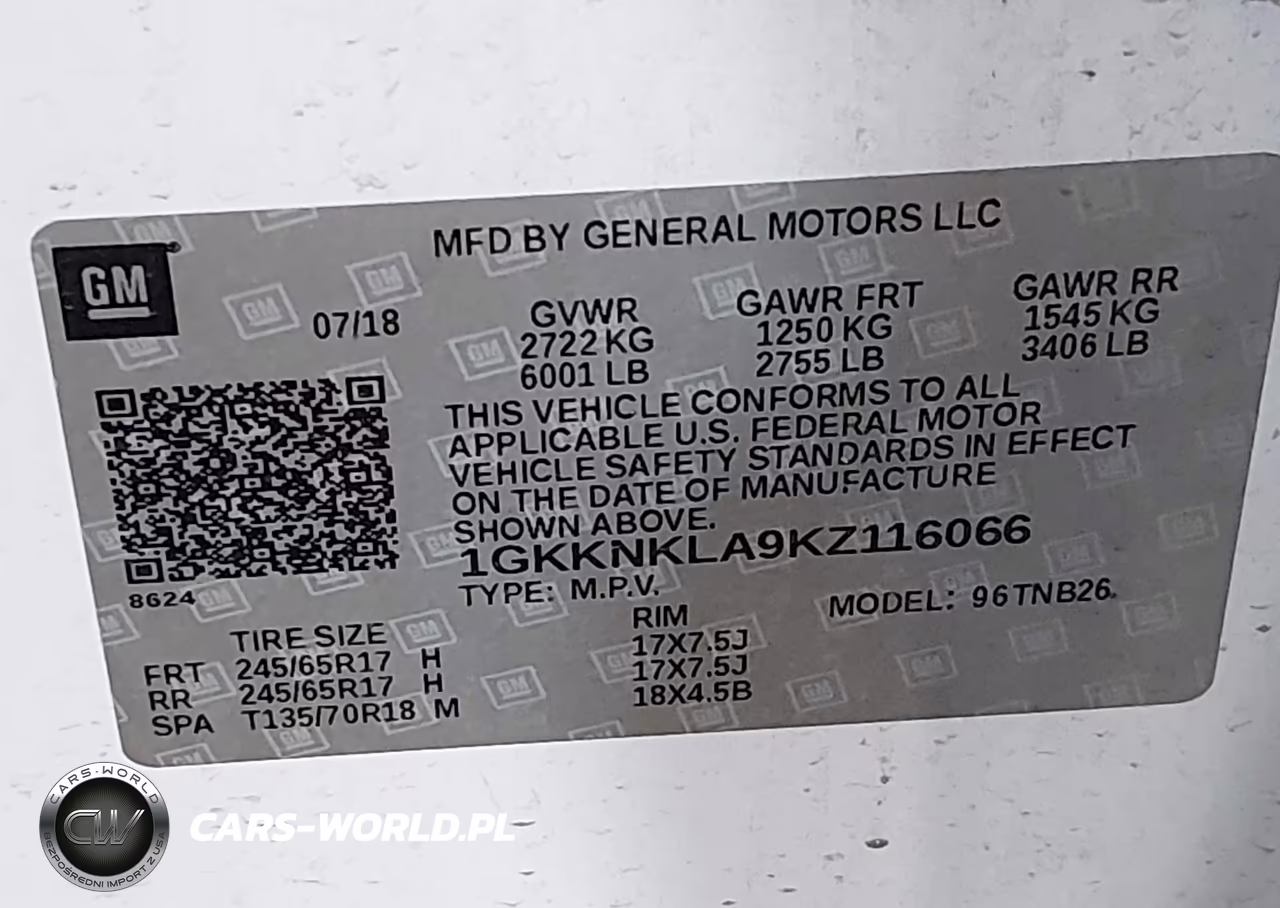 2019 GMC Acadia Sle-1 VIN:1GKKNKLA9KZ116066 - 9